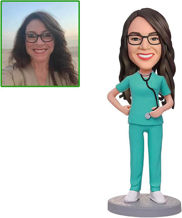 Regalos para Médicos Originales Figuras Personalizadas 3D a partir de Fotos Regalo para Enfermera